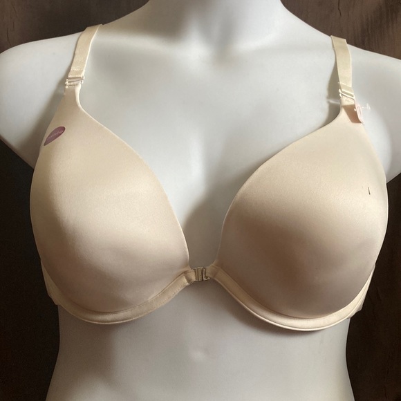 Cacique Other - 44C NWD REVERSIBLE PLUNGE CACIQUE BRA WHITE TAN